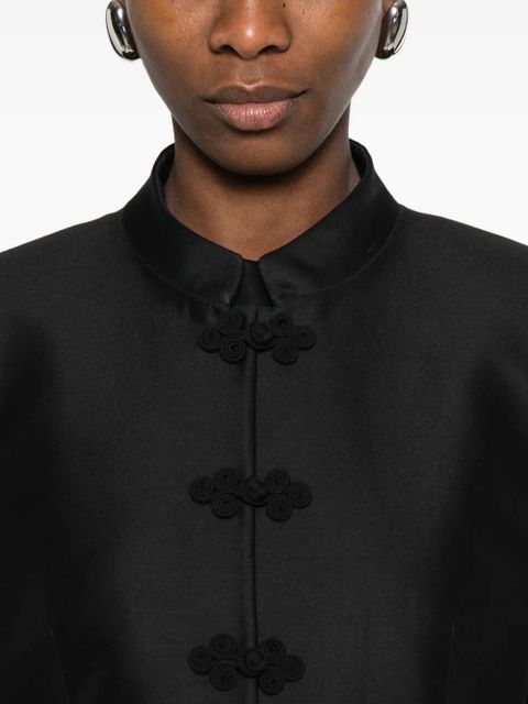 Róhe mandarin hourglass blazer - Black