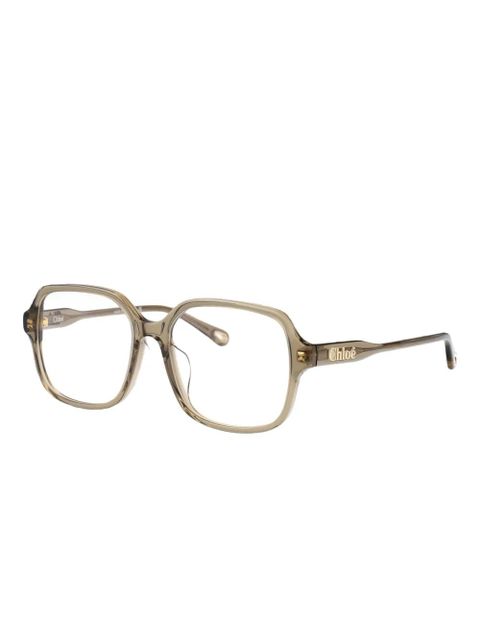 Chloé Eyewear square-frame glasses - Neutrals - zdjęcie produktu nr 2