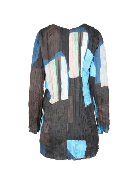 STAUD Kona prism-pattern mini dress - Black - zdjęcie produktu nr 2