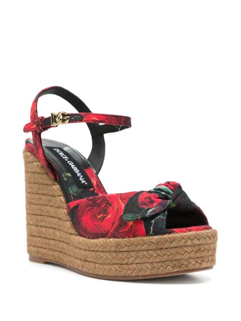 Dolce & Gabbana 90mm Lolita sandals - Red - zdjęcie produktu nr 2