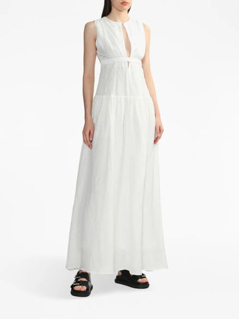 ALOHAS Harper leather flat sandals - Black