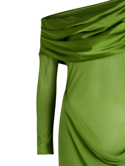 Christopher Esber draped one-shoulder maxi dress - Green - zdjęcie produktu nr 2