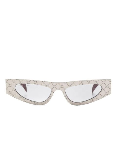 Gucci Eyewear cat eye-frame sunglasses - Silver - zdjęcie produktu nr 1