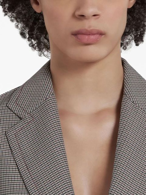 Marni houndstooth-pattern single-breasted blazer - Grey - zdjęcie produktu nr 2