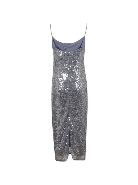 Lauren Ralph Lauren sequin-embellished spaghetti-strap dress - Blue - zdjęcie produktu nr 2