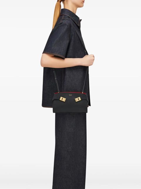 Ferragamo mini Hug cross body bag - Black - zdjęcie produktu nr 2