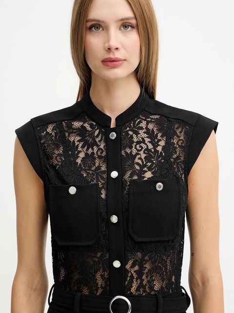 Morgan sukienka kolor czarny mini rozkloszowana RAGIKA