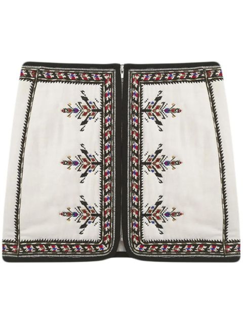 MARANT ÉTOILE Zeria mini skirt - White - zdjęcie produktu nr 1