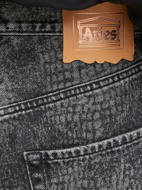 Aries jeansy bawełniane Lasered Croc Lilly Jean