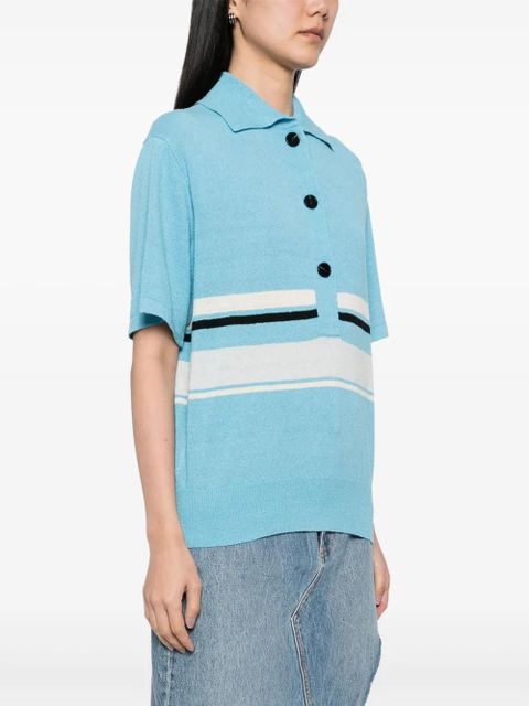 Christopher Esber Straccio polo top - Blue - zdjęcie produktu nr 2