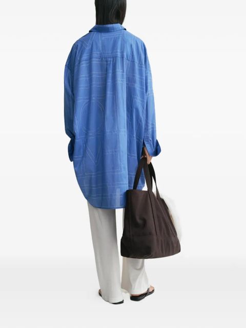 TOTEME graphic shirt - Blue