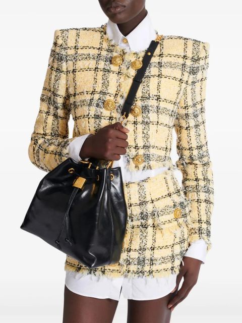 Balmain Pulse leather shoulder bag - Black - zdjęcie produktu nr 2