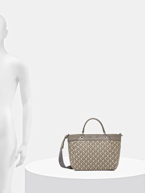 Armani Exchange torebka kolor beżowy XW000393 AF17145