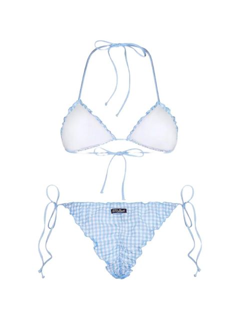 MC2 Saint Barth Sagitami vichy pattern bikini - Blue - zdjęcie produktu nr 2