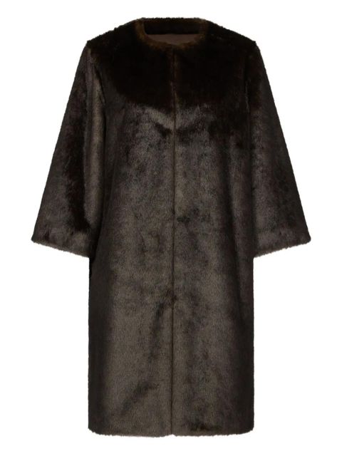 LouLou de Saison three-quarter-sleeve faux-fur coat - Brown - zdjęcie produktu nr 1