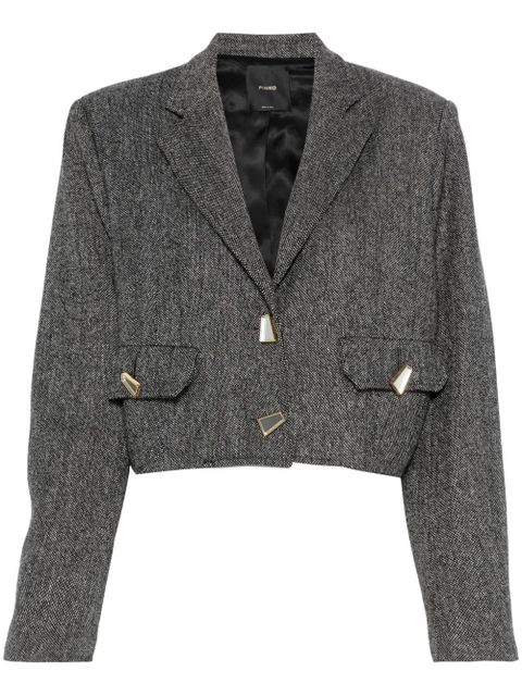 PINKO cropped blazer - Black - zdjęcie produktu nr 1