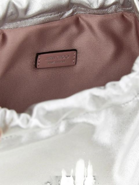 Jimmy Choo drawstring mini tote bag - Silver