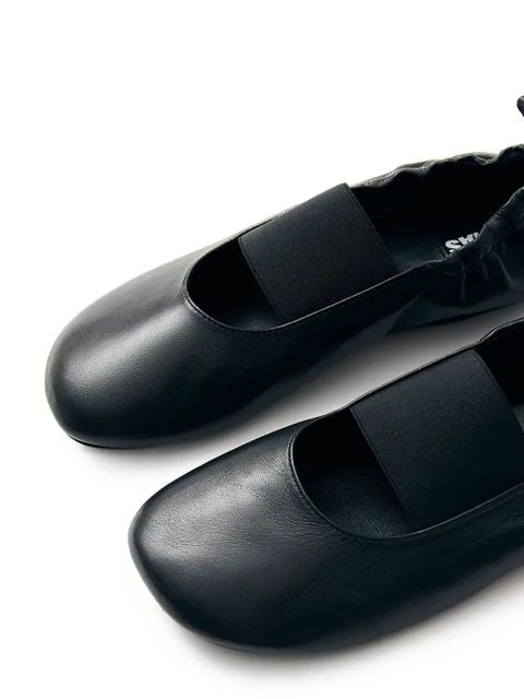 ALOHAS Sutton elastic-band gathered ballet flats - Black