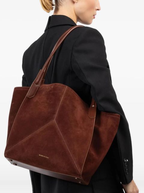 Victoria Beckham suede tote bag - Brown - zdjęcie produktu nr 1
