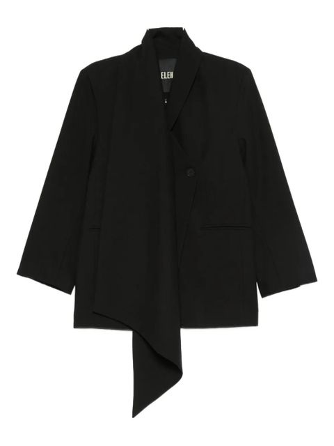 Eleh asymmetric jacket - Black - zdjęcie produktu nr 1