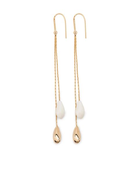 ISABEL MARANT Imala gold-chain teardrop earrings - zdjęcie produktu nr 1