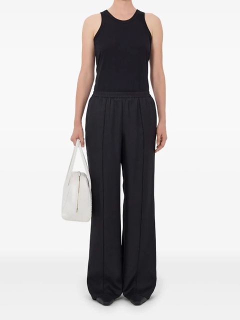 LouLou de Saison LARS lace-stitch trousers - Black