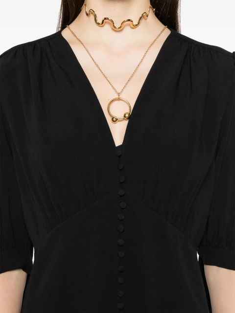 Chloé crepe A-line dress - Black