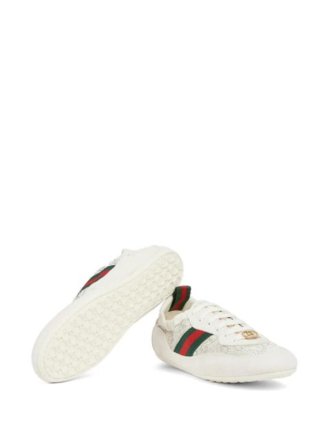 Gucci Shift GG crystal sneakers - Neutrals