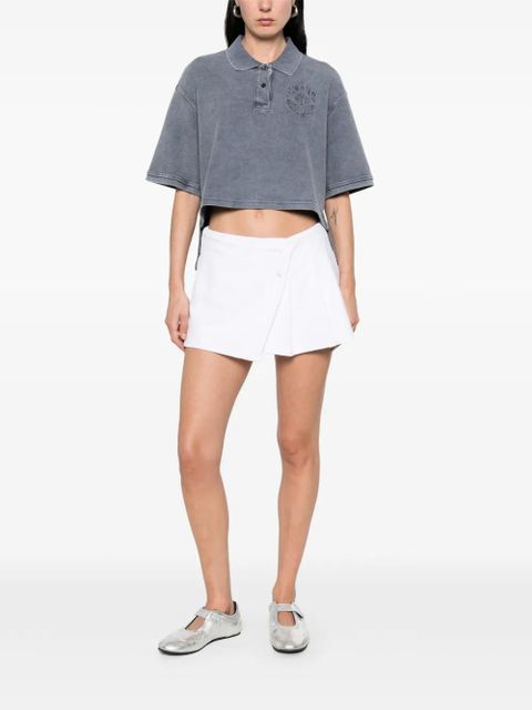 Alexander Wang pleated wrap mini skirt - White - zdjęcie produktu nr 2