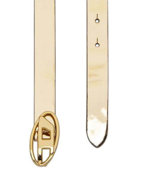Diesel B-1DR leather belt - Gold - zdjęcie produktu nr 2