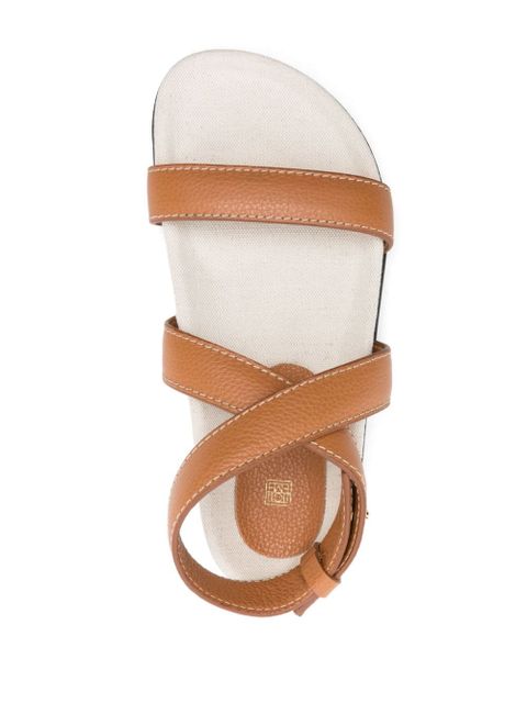 TOTEME The Chunky leather sandals - Neutrals