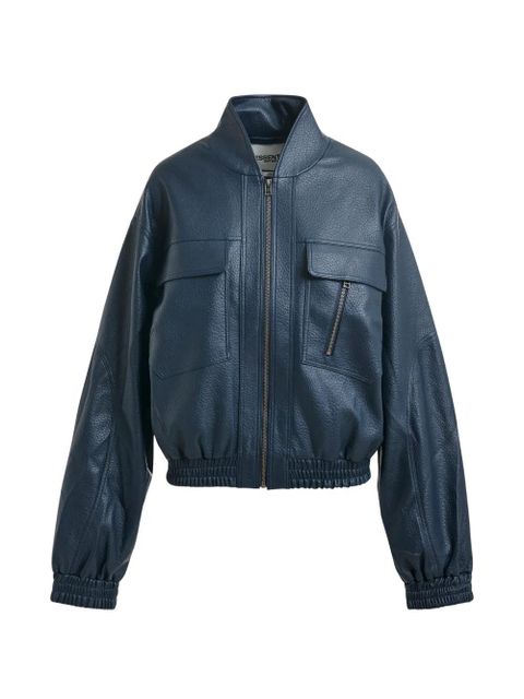 Essentiel Antwerp zip-up jacket - Blue - zdjęcie produktu nr 1
