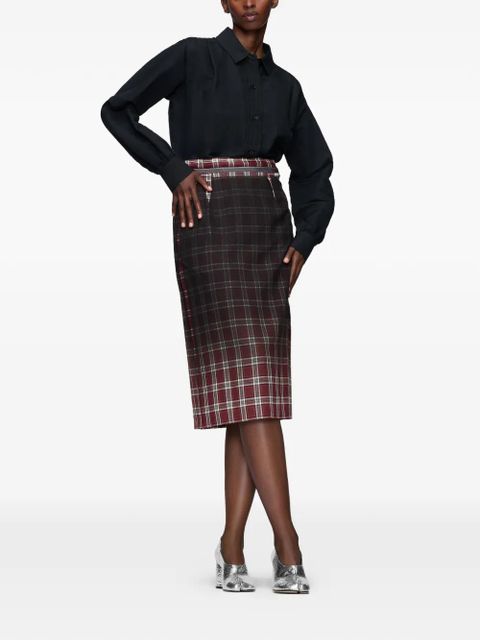 Maison Margiela long-sleeved shirt - Black - zdjęcie produktu nr 2