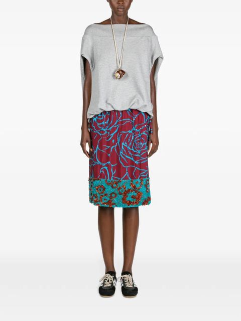 DRIES VAN NOTEN embroidered sequin skirt - zdjęcie produktu nr 2