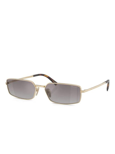 Prada Eyewear rectangular-frame sunglasses - Gold