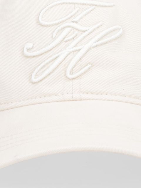 Tommy Hilfiger czapka z daszkiem bawełniana kolor beżowy AW0AW17987