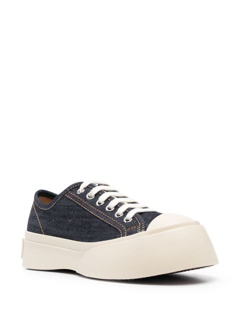 Marni Pablo denim lace-up sneakers - Blue - zdjęcie produktu nr 2