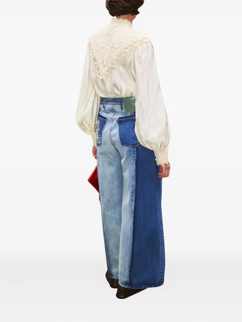 ALEMAIS Apollonia lace blouse - Neutrals