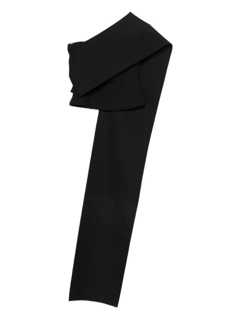 Róhe one-shoulder blouse - Black - zdjęcie produktu nr 2
