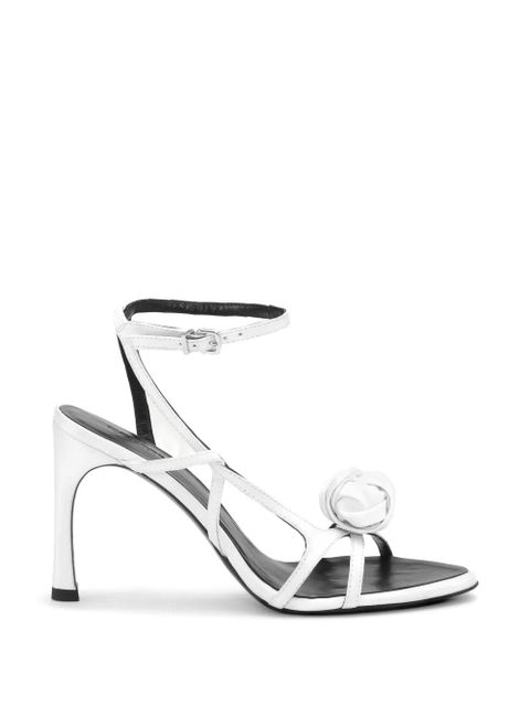 ROTATE BIRGER CHRISTENSEN Knot satin sandals - White - zdjęcie produktu nr 1