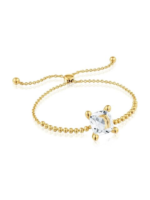 Tous bransoletka ze srebra pokrytego złotem Color White 1004235400 - zdjęcie produktu nr 2