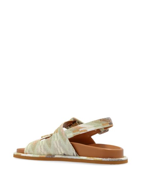 Missoni Missoni open toe leather sandals - Neutrals - zdjęcie produktu nr 2