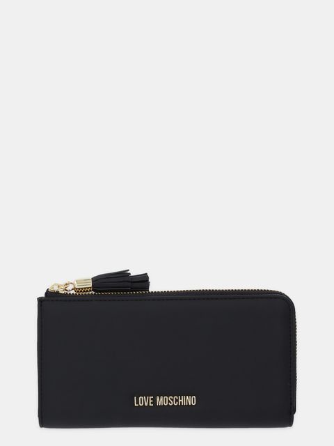 Love Moschino portfel damski kolor czarny JC5690PP0NKD0000 - zdjęcie produktu nr 1