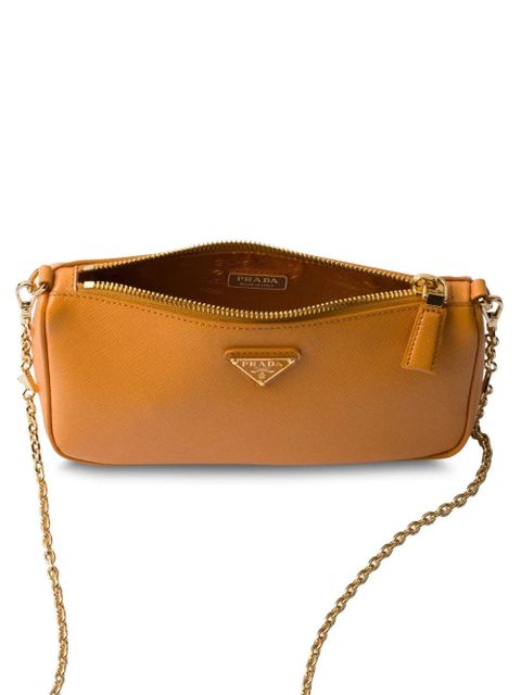 Prada mini Saffiano leather shoulder bag - Orange