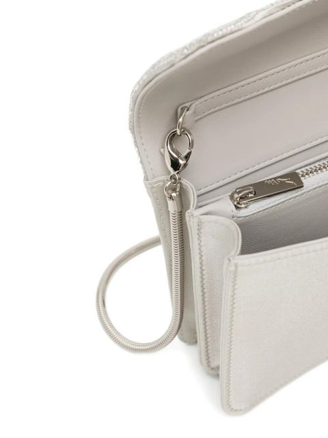 René Caovilla Onda crossbody bag - Neutrals