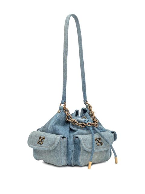 Off-White Dumbo.B chain bucket bag - Blue - zdjęcie produktu nr 2