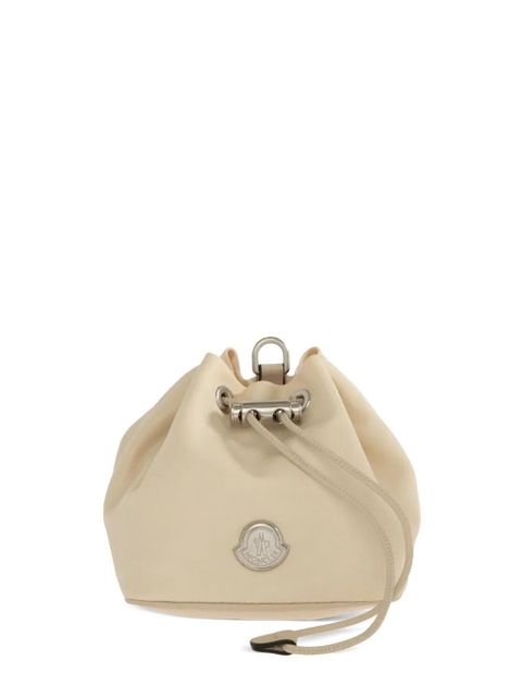 Moncler drawstring bucket bag - Neutrals - zdjęcie produktu nr 1