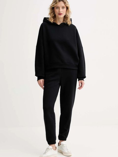 MUUV. bluza MUUV. x Answear damska kolor czarny z kapturem melanżowa - zdjęcie produktu nr 2