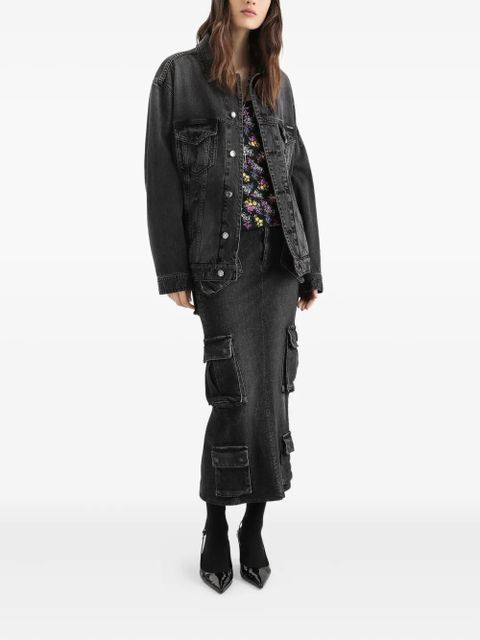 Dolce & Gabbana buttoned denim jacket - Black - zdjęcie produktu nr 2