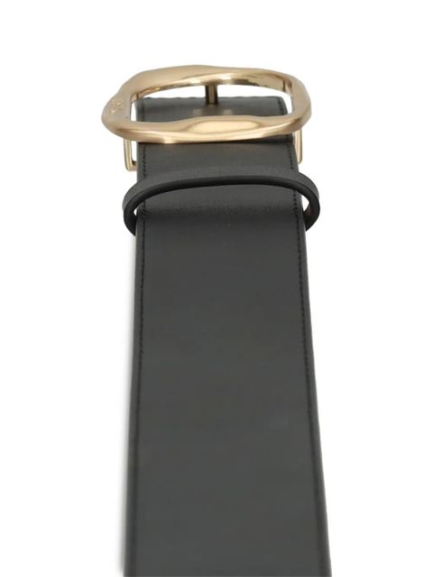 TWINSET buckle leather belt - Black